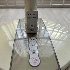 SANYO　リモコン付き扇風機の画像