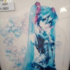 初音ミク 複製原画 ※ガラス面キズあり TJ9331の画像