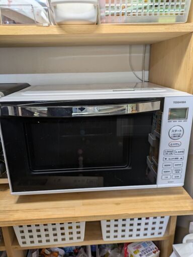 東芝 電子レンジ 単機能 一人暮らし 17L フラットテーブル ER-WS17(W) ホワイト 入学・入園 新社会人
