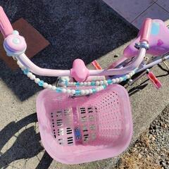 【手渡し限定】子供用自転車　プリンセス　ゆめカワ　16　ライトピンクの画像