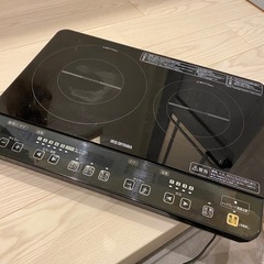 【受け渡し者決定】アイリスオーヤマ2口IHの画像