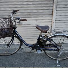 [Panasonic]ViVi(ビビ)DX 26吋電動アシスト自転車 12Ahバッテリー+充電器+キー2本(USブルー)