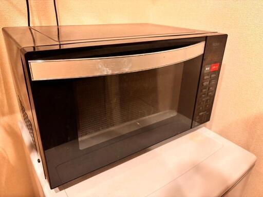 [更新、減価]電子レンジ　ハイアール　黒　2015年製　750W