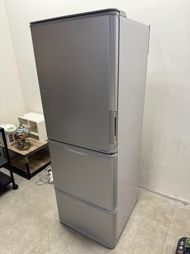 SHARP ノンフロン冷凍冷蔵庫 左右両開き 350L 2019年製 SJ-W352E シャープ