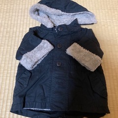 フード取り外し可能　サイズ80 もこもこ上着