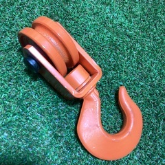 滑車　フック付き　新品　