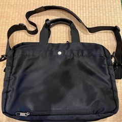 ace. エース ビジネスバッグ ショルダーバッグ 2WAY ブラック ファスナー開閉式 シンプル 無地 メンズ 紳士 男性 かばん 鞄 バッグ bagの画像