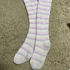【中古】訳ありモコモコ靴下　