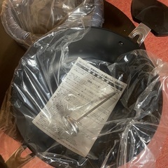 未使用　鉄製両手天ぷら鍋の画像