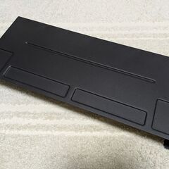 【Tower】小物トレー付き モニタースタンド(黒)