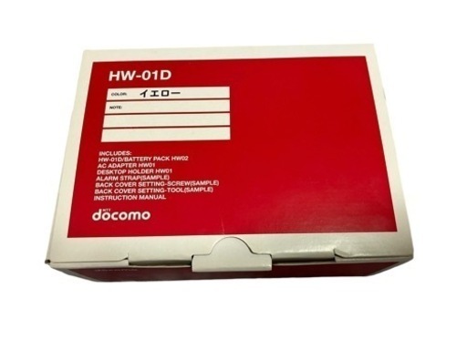 未使用 docomo hw-01d キッズ携帯 HUAWEI