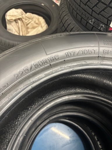 225/50R18 タイヤ4本セット　オーレンカウンター