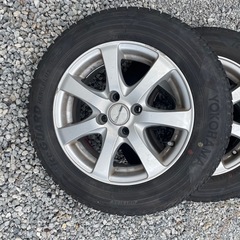 値下げ！スタッドレス165/70R14 アルミホイール4本セットの画像
