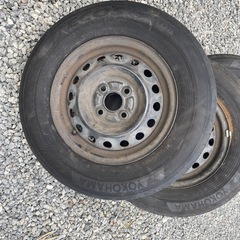 サマータイヤ165/80R13 鉄ホイール4本セットの画像