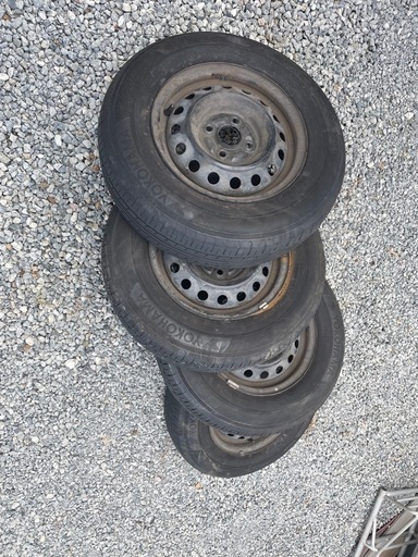 サマータイヤ165/80R13 鉄ホイール4本セット