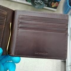 新古品 Le Sourire マネークリップ 茶系 TJ9340 の画像