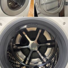 地域限定送料無料　超美品【 Panasonic 】パナソニック 洗濯12.0㎏/乾燥6.0㎏ ドラム式洗濯乾燥機 最上級モデル 温水スゴ落ち泡洗浄 はやふわ乾燥 トリプル自動投入 NA-LX129ALの画像