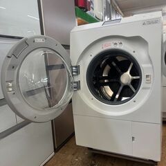 地域限定送料無料　超美品【 Panasonic 】パナソニック 洗濯12.0㎏/乾燥6.0㎏ ドラム式洗濯乾燥機 最上級モデル 温水スゴ落ち泡洗浄 はやふわ乾燥 トリプル自動投入 NA-LX129ALの画像