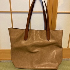 合皮 トートバッグ 通勤 通学に