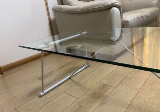【中古美品】ガラステーブル　　インテリア