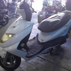 YAMAHA シグナス125Z 白 格安提供車 エンジン始動動画 半額配送キャンペーン 期間限定価格 現状渡し諸経費￥0- 横浜 P-Yardの画像