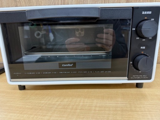 【超美品】◎ほぼほぼ新品connfeeオーブントースター 2023年製 取説付き