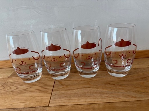 新品未使用！ポムポムプリンカフェ限定グラス