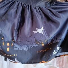 帽子付きハロウィンキッズドレスの画像