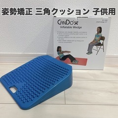 姿勢矯正　三角ゴムクッション　子供用 