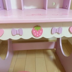 マザーガーデン　机　木のデスクの画像