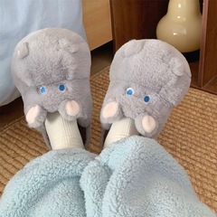 新品未使用 室内用スリッパ　ぬいぐるみ ファー スリッパ ルームシューズ 可愛いもふもふ超あったかいの画像