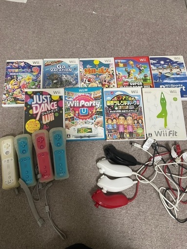 Wiiソフトとコントローラー\n