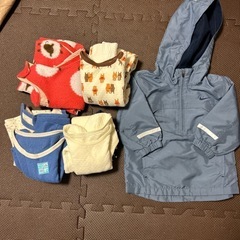 90cm 男の子　冬物まとめ売りの画像
