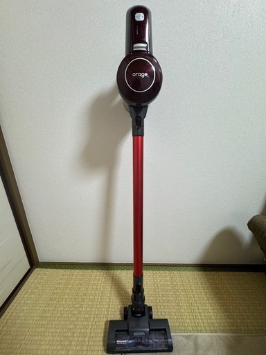 掃除機 コードレス スティック サイクロン クリーナー 充電式 22.2V 吸引力の強い掃除機 Orage C20 pro