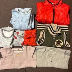 90cm 男の子　冬物まとめ売りの画像