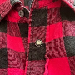 GAP バッファローチェック ネルシャツの画像