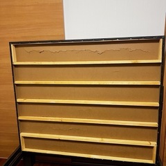 セミダブルベッド　床材割れ　の画像