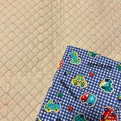 ワッペン色々＋キルティング生地(乗り物)105×45㎝の画像