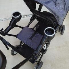 ①カトージ　2人でゴー　2人乗りベビーカーの画像