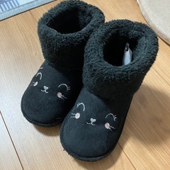 猫　子供用　ムートンブーツ　17センチ
