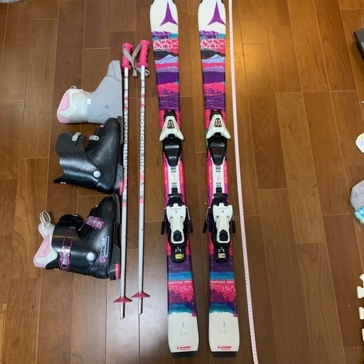 スキー板 ブーツ ストック スキーセット スキー セット 板 ブーツ 22