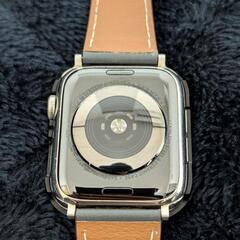 Apple watch HERMES アップルウォッチ エルメス シリーズ4 Series4 44mm ステンレス GRSモデル 社外バンド付き 動作確認済みの画像