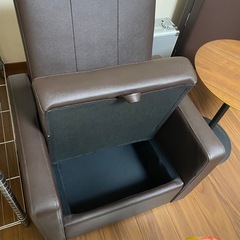  収納付きソファ ソファー 1人掛け 一人掛け ハイバック 収納付 収納 1人掛けソファ 一人掛けソファ パーソナルチェア 椅子 イス 一人用 コンパクト 北欧 シンプル ヌーヴォー1P ドリスの画像