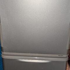 シャープ　両開き 冷蔵庫 350㍑ SJ-W351D-S 2018年製