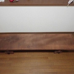 裁ち板 脚付き 一枚板　取りにきていただける方にの画像