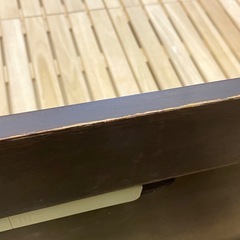 【決まりました】収納付きセミダブルベッド！の画像