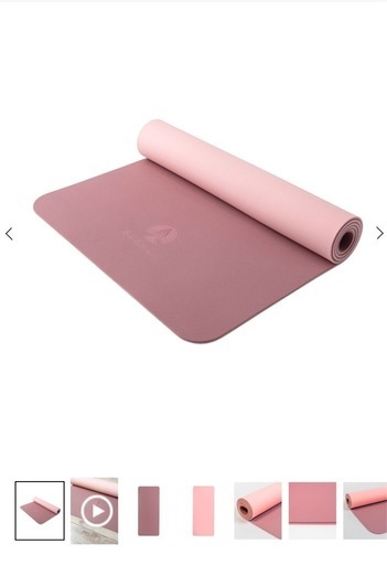 LAVA ヨガマット ピンク ケース付き 送料込 （Amazon.co.jp