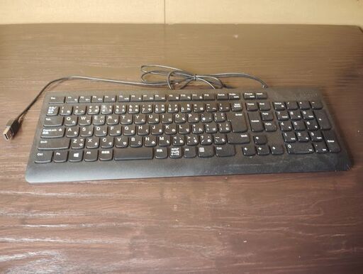 ★Lenovo 純正 有線 キーボード 動作品 パソコン 周辺機器 入力装置 大阪市