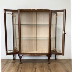 英国アンティーク ディスプレイキャビネット