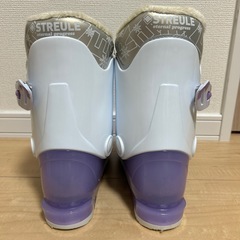 　美品　ジュニア　スキー靴　22.0cmの画像
